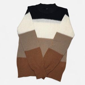 Woman’s Multicolor Stripe Sweater